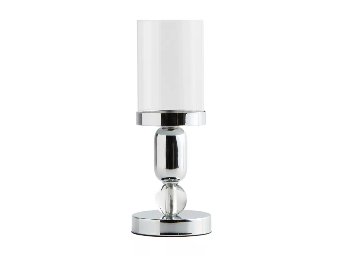 Bougeoir Eli Argent Moyen 31 x 12