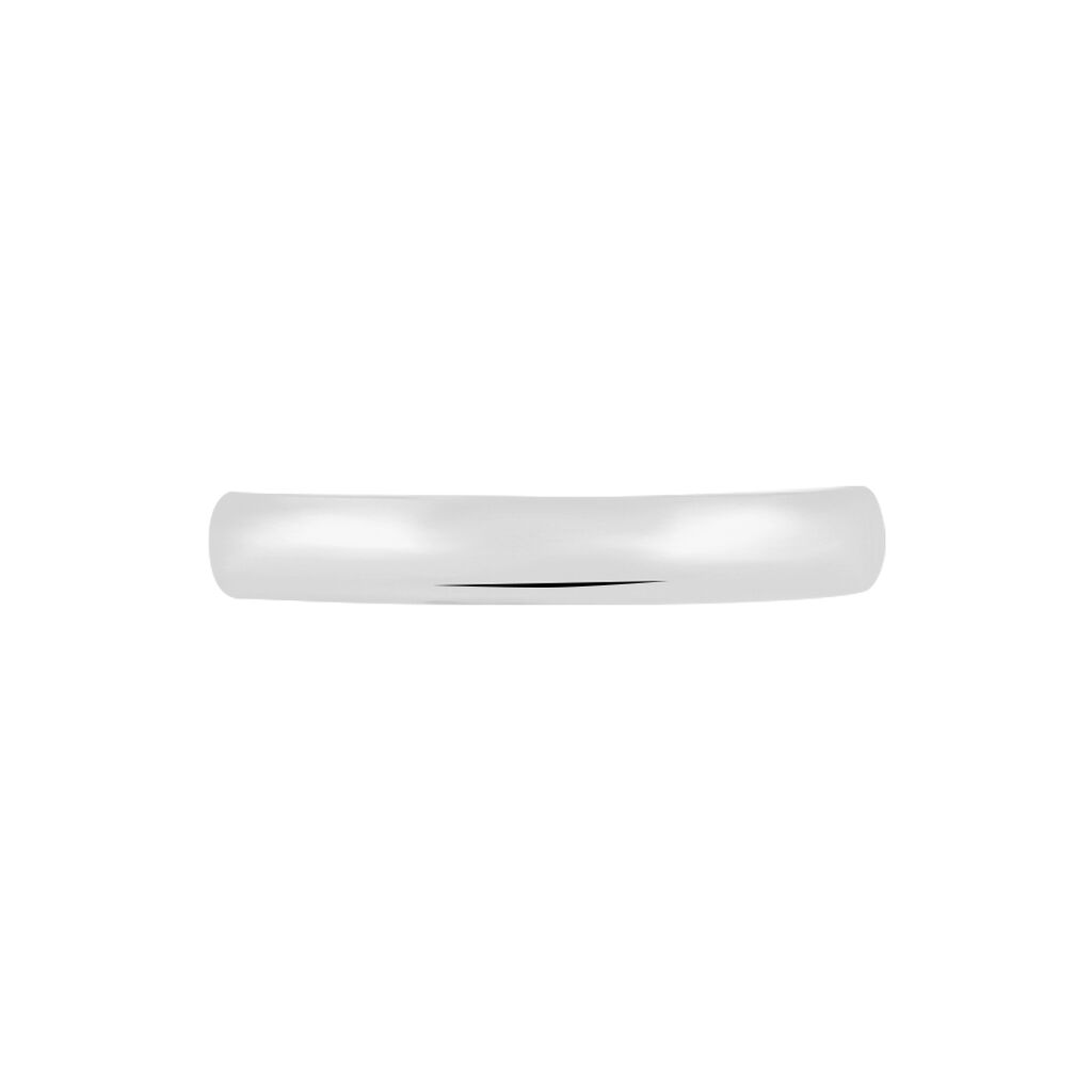 Alliance Meredithe Demi Jonc Classique Or Blanc