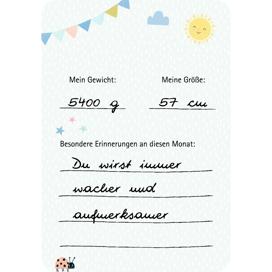 COPPENRATH Fotokarten-Box: Meine kleine Welt - Babys erstes Jahr