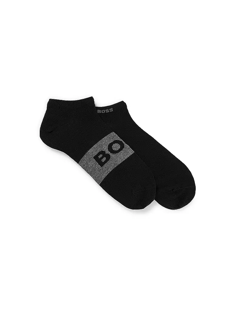 BOSS Sneaker Socken 2er Pkg black schwarz