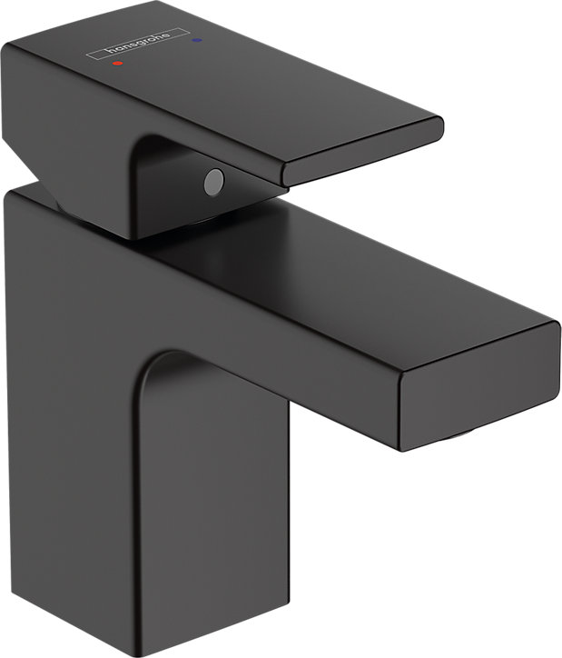 Mitigeur de lavabo 70 hansgrohe Vernis Shape noir mat
