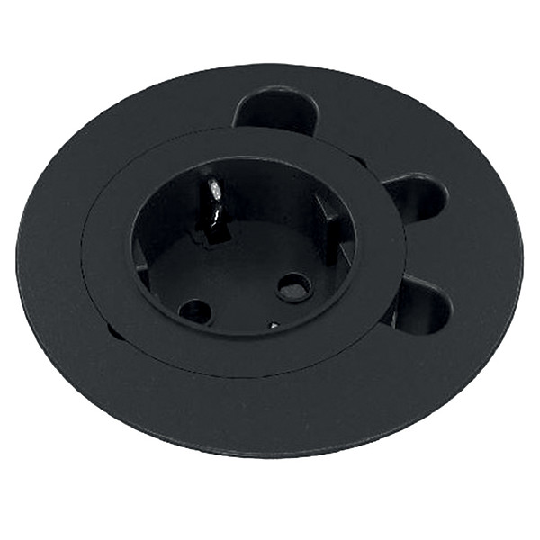 Obturateur VersaDot avec prise électrique et câble d’alimentation 2m – Diamètre 68 mm - Noir