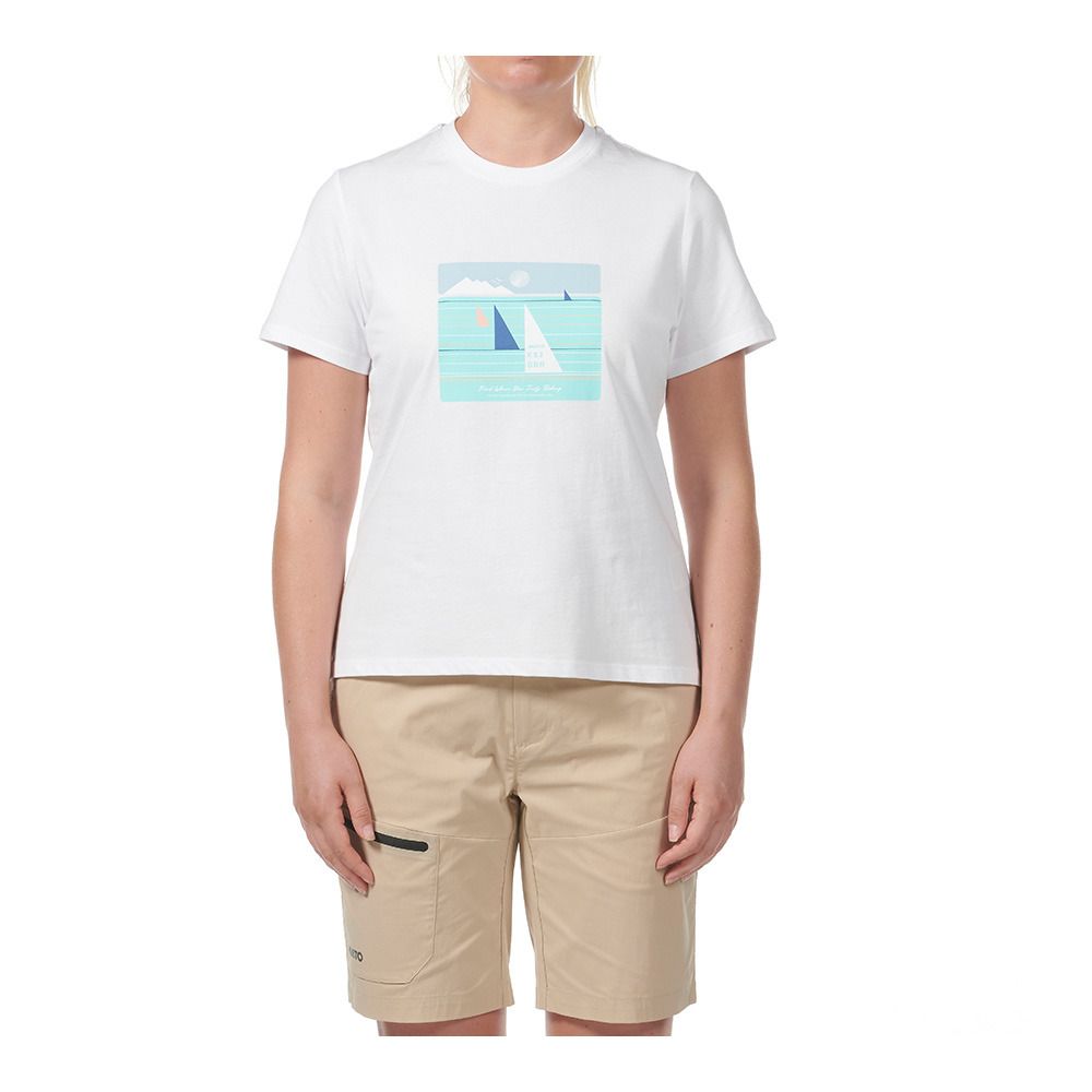 Musto MARINA GRAPHIC 2.0 - Tee-shirt Femme white