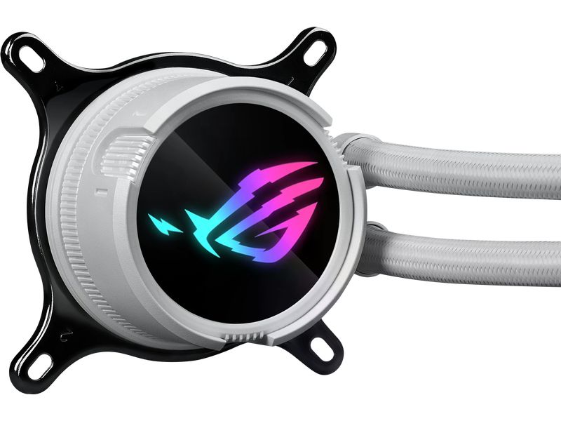 ASUS ROG Wasserkühlung ROG Strix LC III 360 ARGB White Edit All-in-One Wasserkühlung mit 3x 120-mm Lüfter mit RGB-Beleuchtung