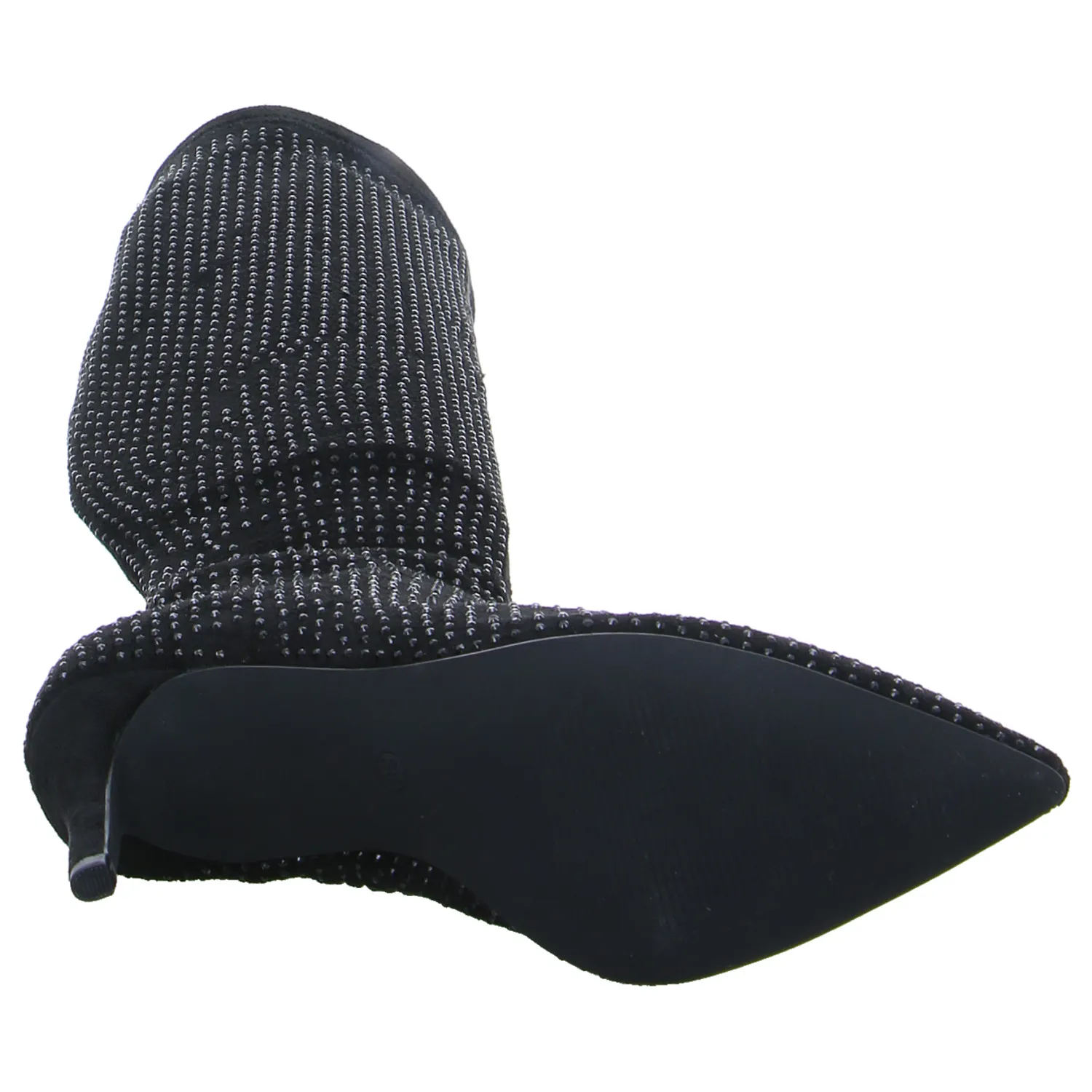 LA STRADA Stiefel Schwarz Textil