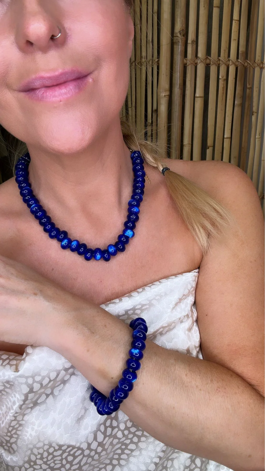 O element Lovepearls Necklace blaa