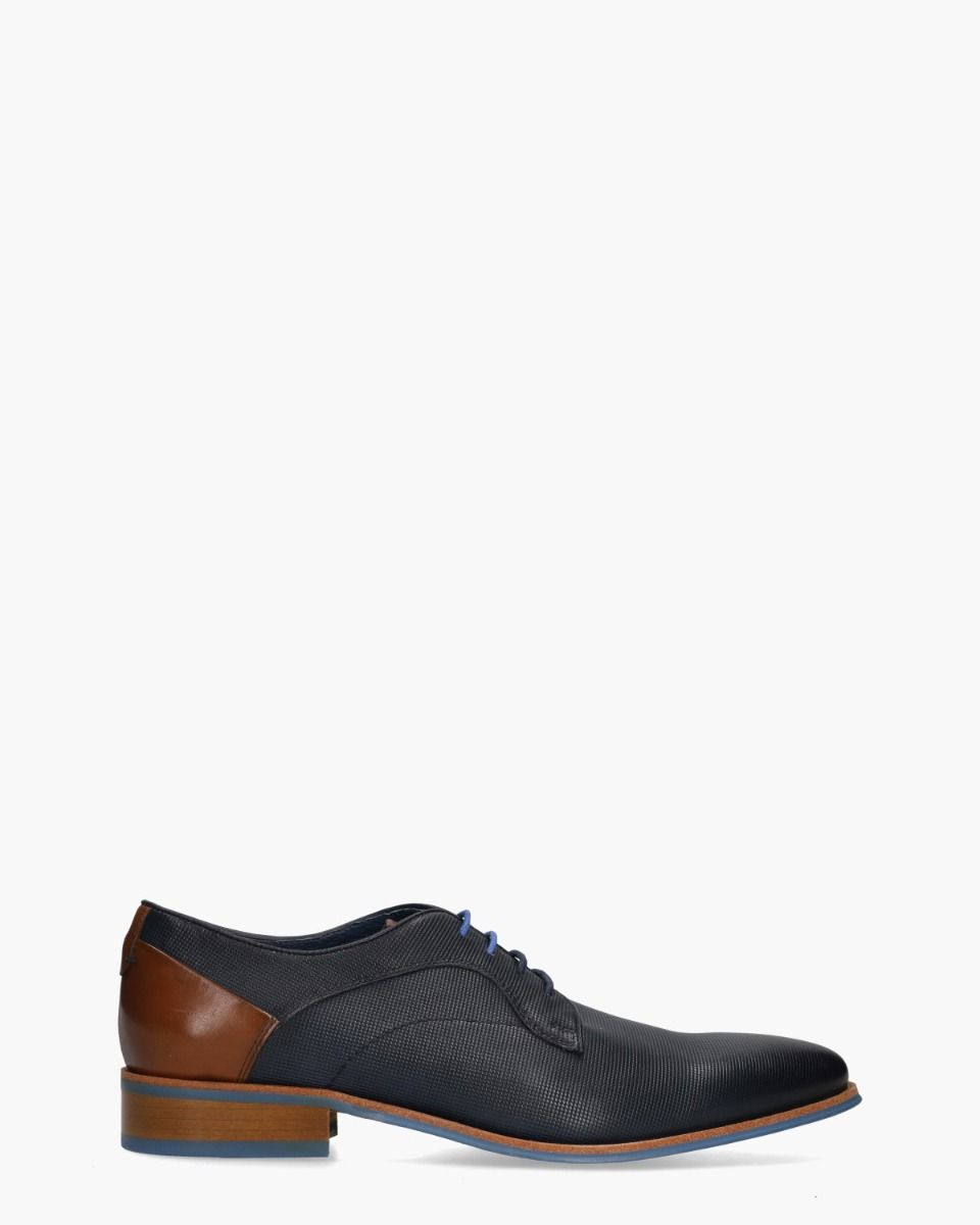 Daniel Kenneth River Donkerblauw Heren Veterschoenen