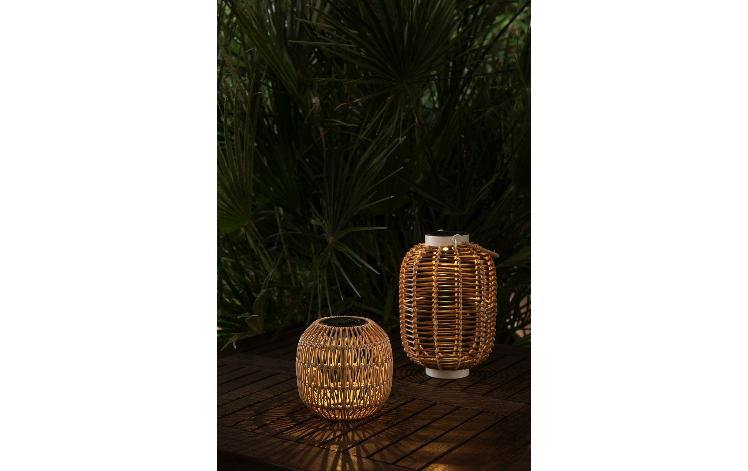 Solar Calm Lantern BraunDekolicht zum Aufstellen oder Aufhängen