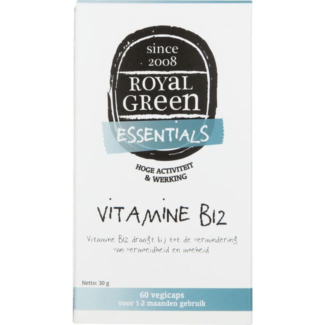 Royal Green Vitamine B12 Capsules 60 stuks