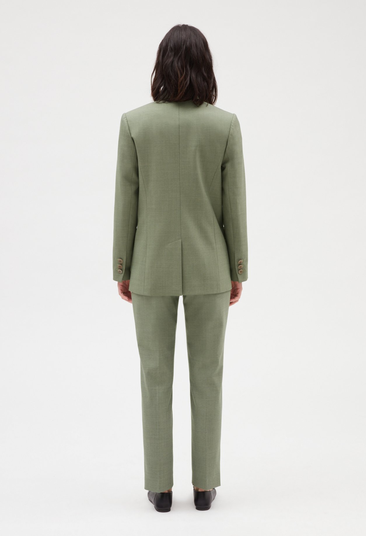 Veste tailleur kaki