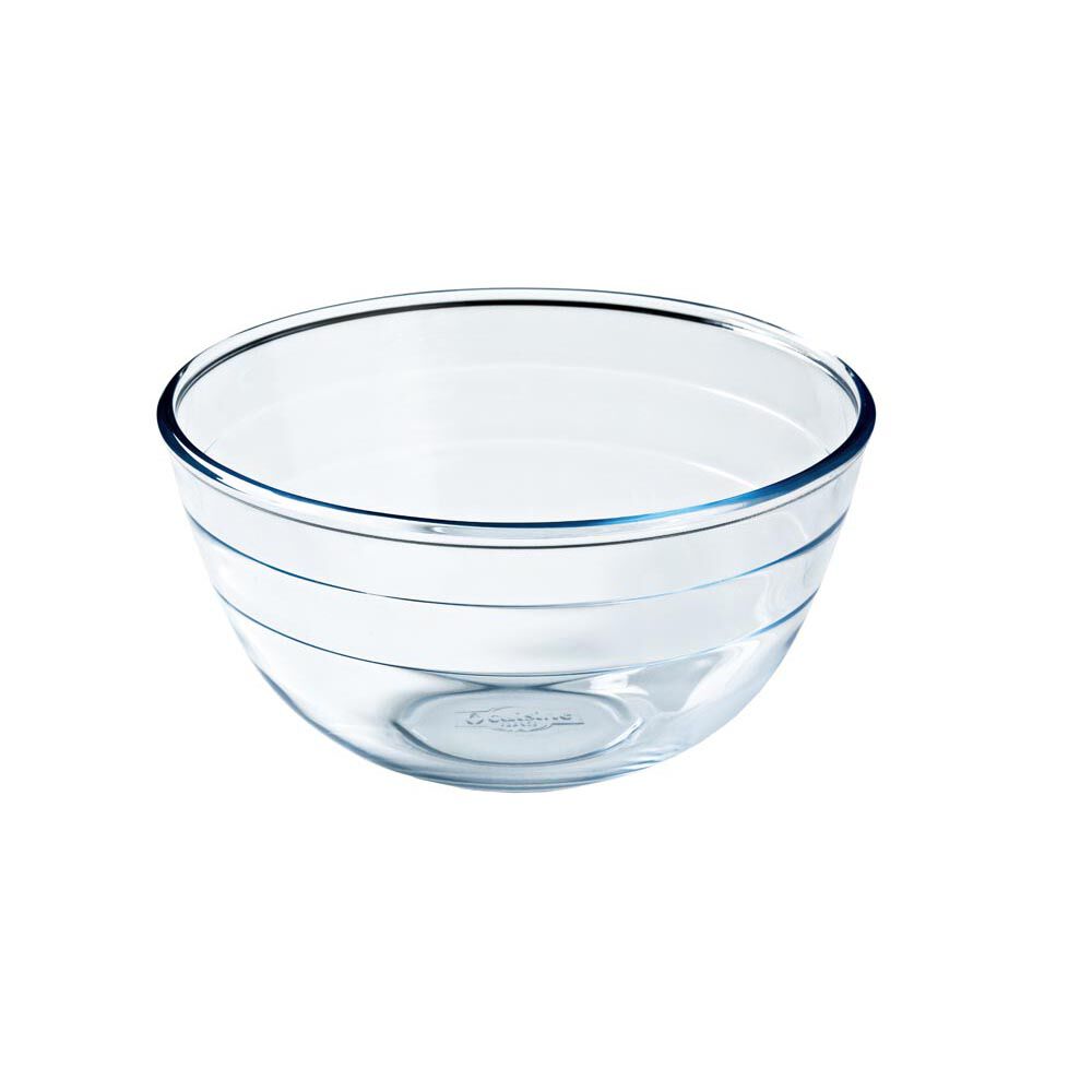 Saladier verre transparent