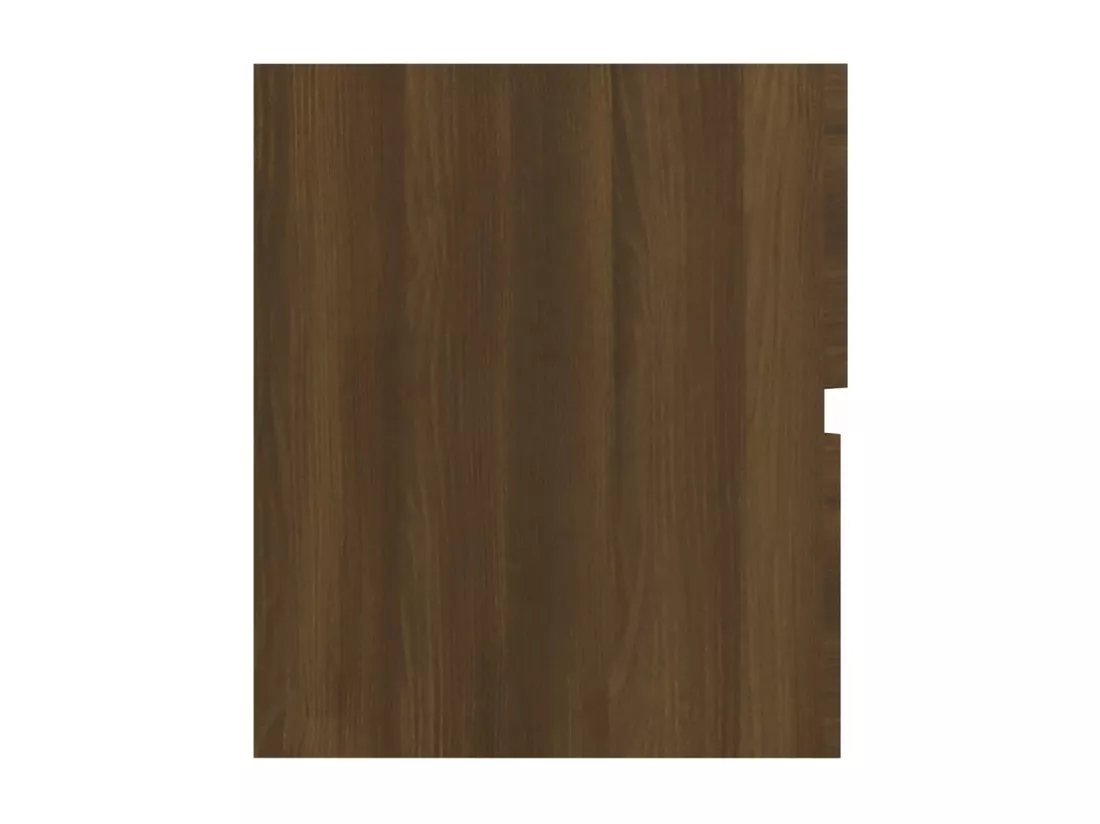 Armoire d'évier Chêne marron 80x38,5x45 cm Bois d'ingénierie