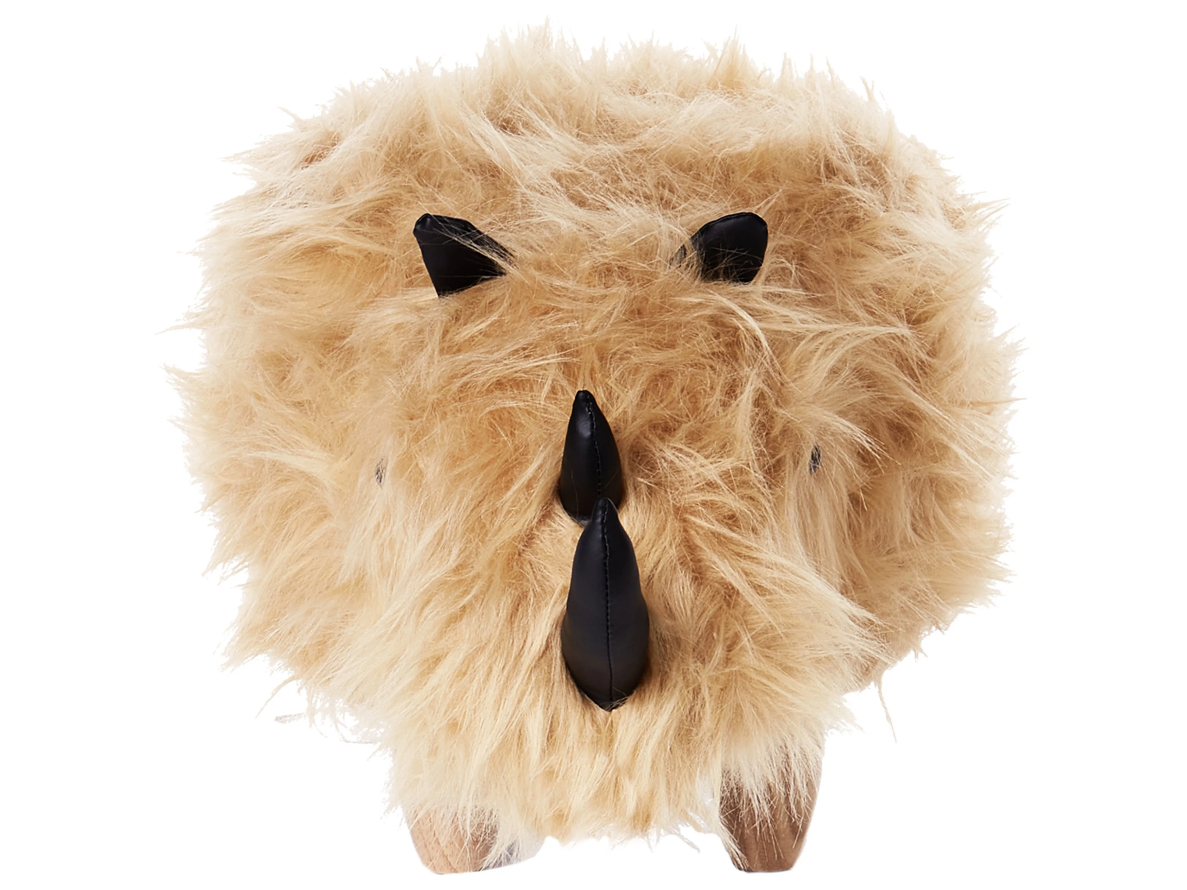 Dierenpoef WOOLLY Nepbont Zandbeige Neushoorn