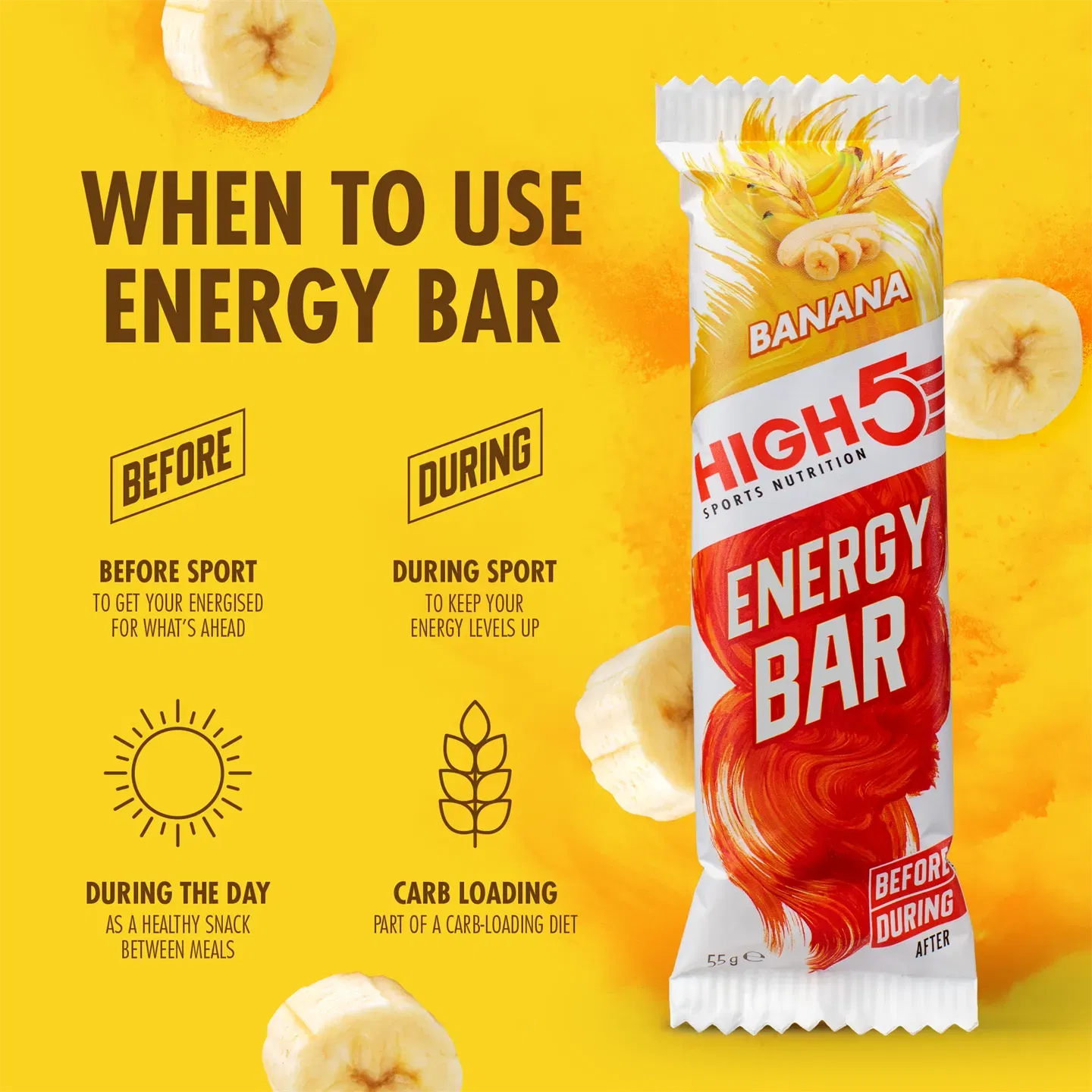 High5 HIGH5 EnergyBar Banan