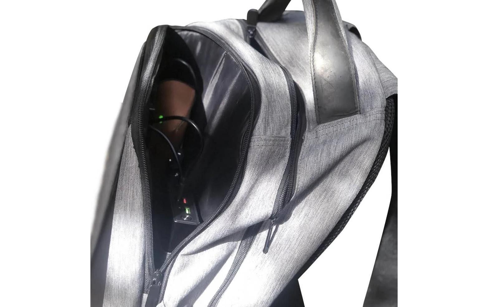Zenith – Solar Backpack – Schwarz 8 W<br>Leichter und praktischer Solarrucksack mit 8W Solarpanel für schnelles Laden