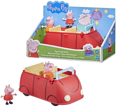 Peppa Gris Peppas Familie Rød Bil Figurer