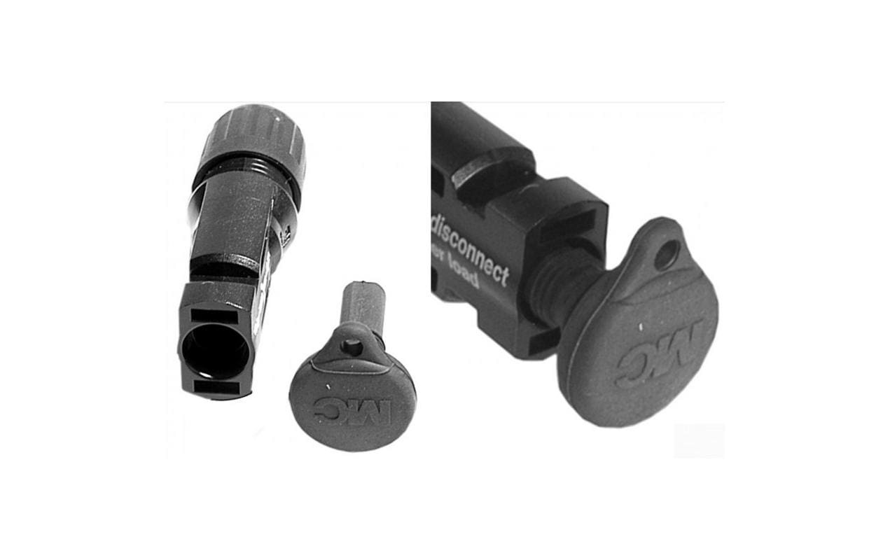 Verschlusskappe PV-SVK4 für MC4 Minus SteckerAbdeckung für MC4 Stecker