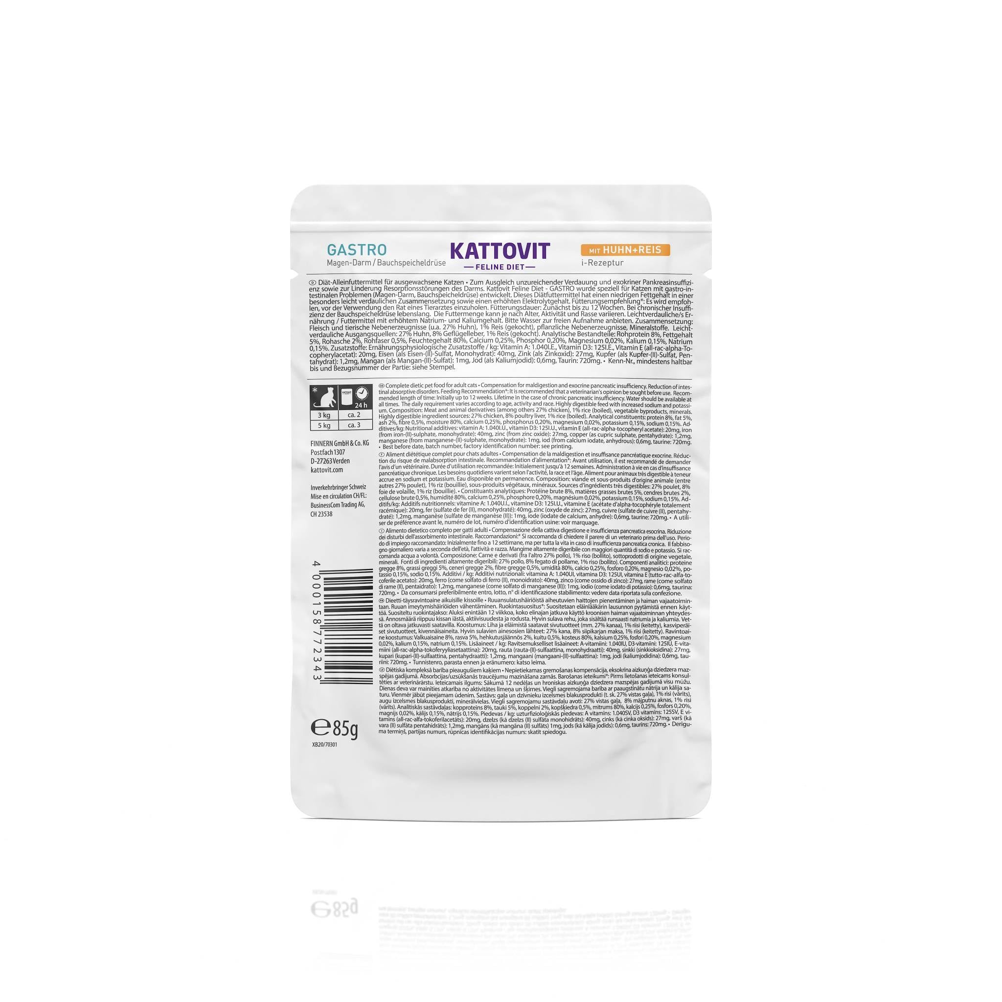 KATTOVIT Gastro Huhn & Reis