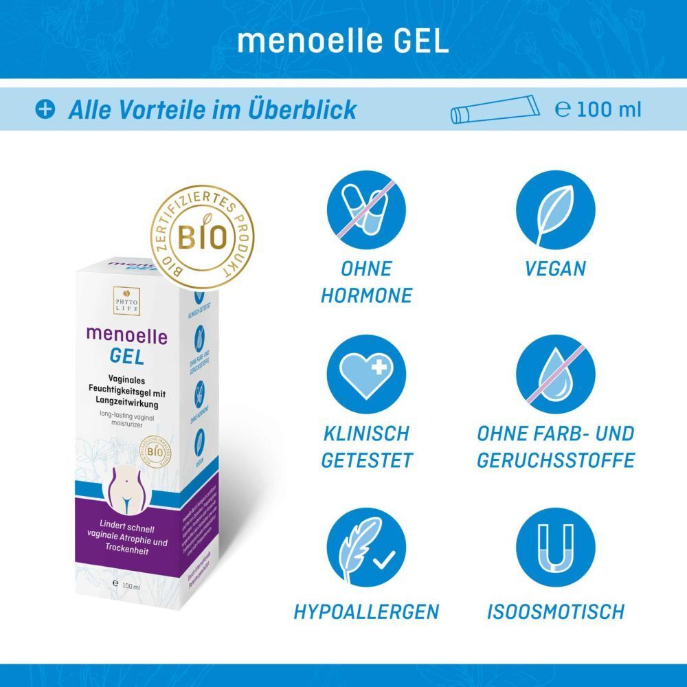 menoelle® GEL Vaginales Feuchtigkeitsgel mit Langzeitwirkung