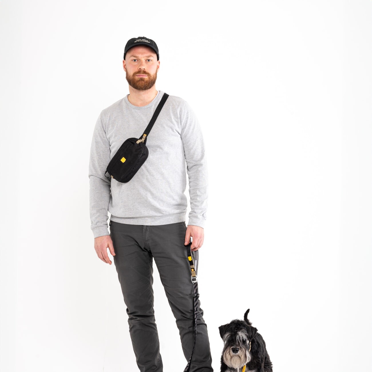 Woolly Wolf Snackbeutel Roam Black