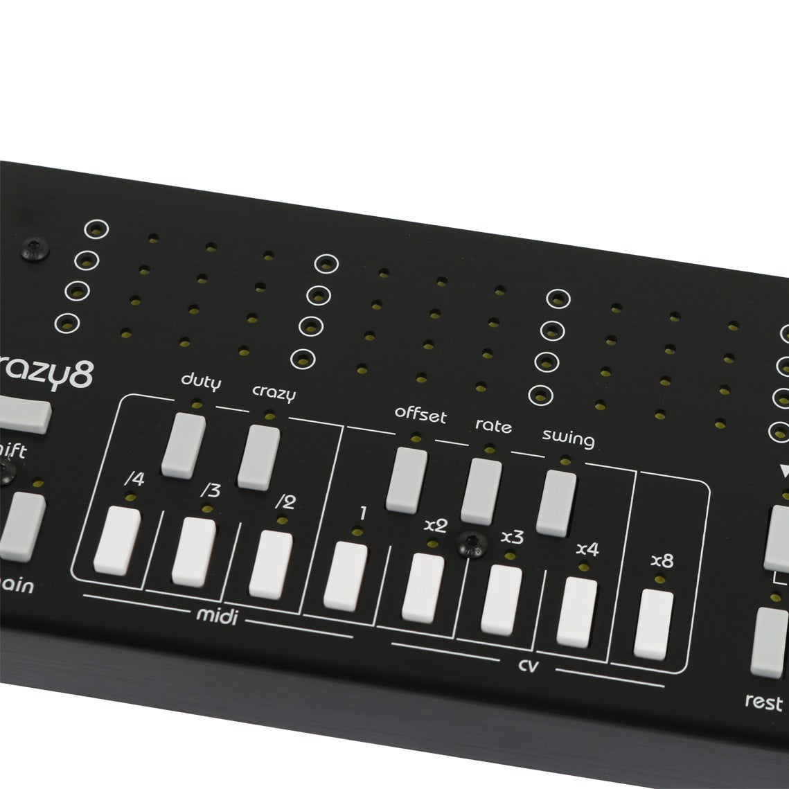 Twisted Electrons Crazy 8 steptime sequencer voor CV