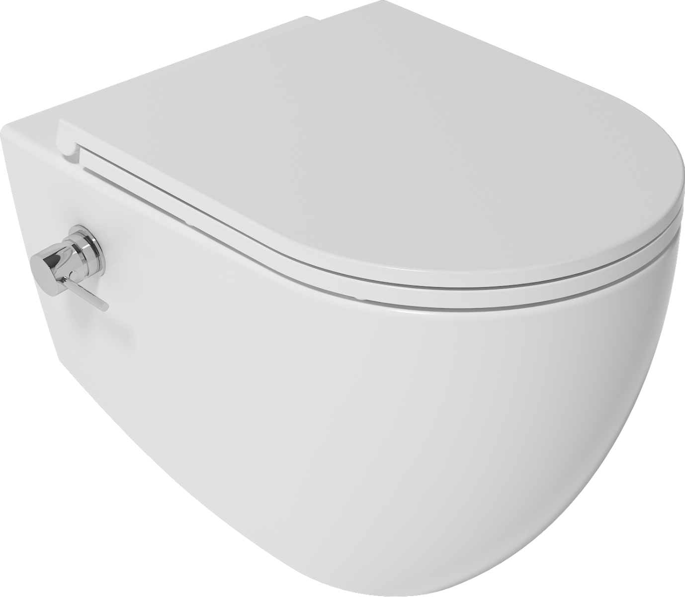 Isvea Infinity toilet met bidet en softclose zitting wit glans
