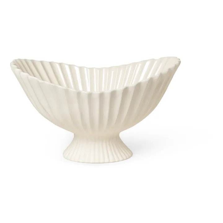 Ferm Living Coupe Fountain en grès  | Blanc cassé