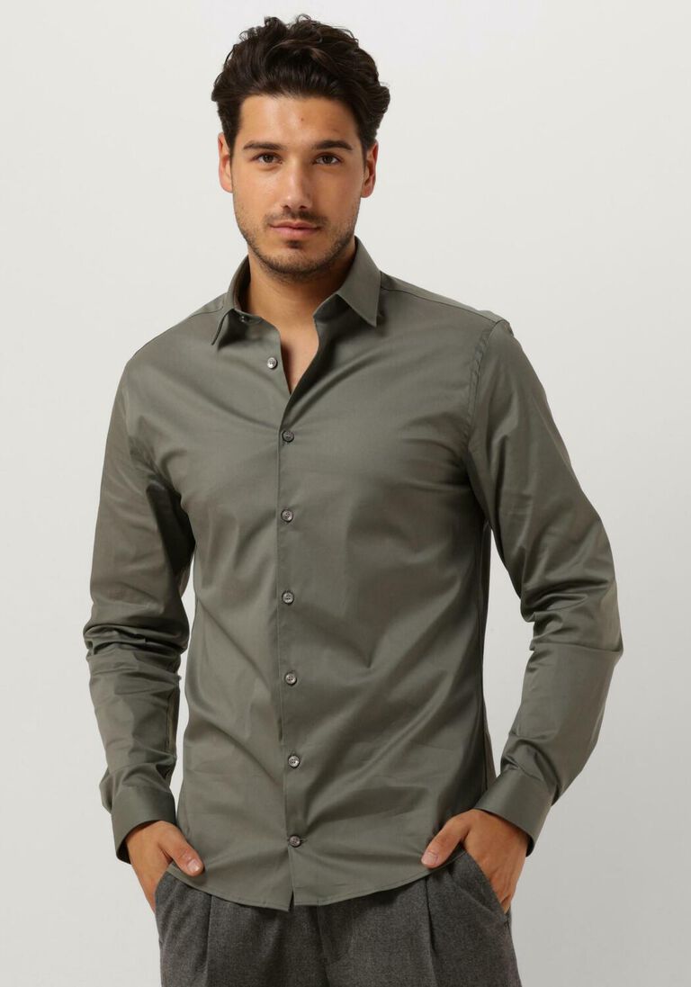 TIGER OF SWEDEN groene tiger of sweden casual overhemd filbrodie