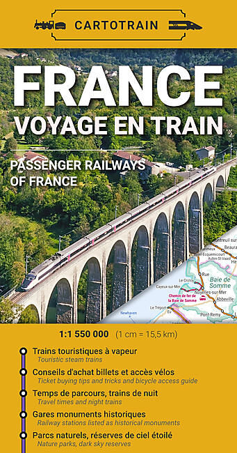 CARTE FRANCE VOYAGE EN TRAIN CARTOTRAIN