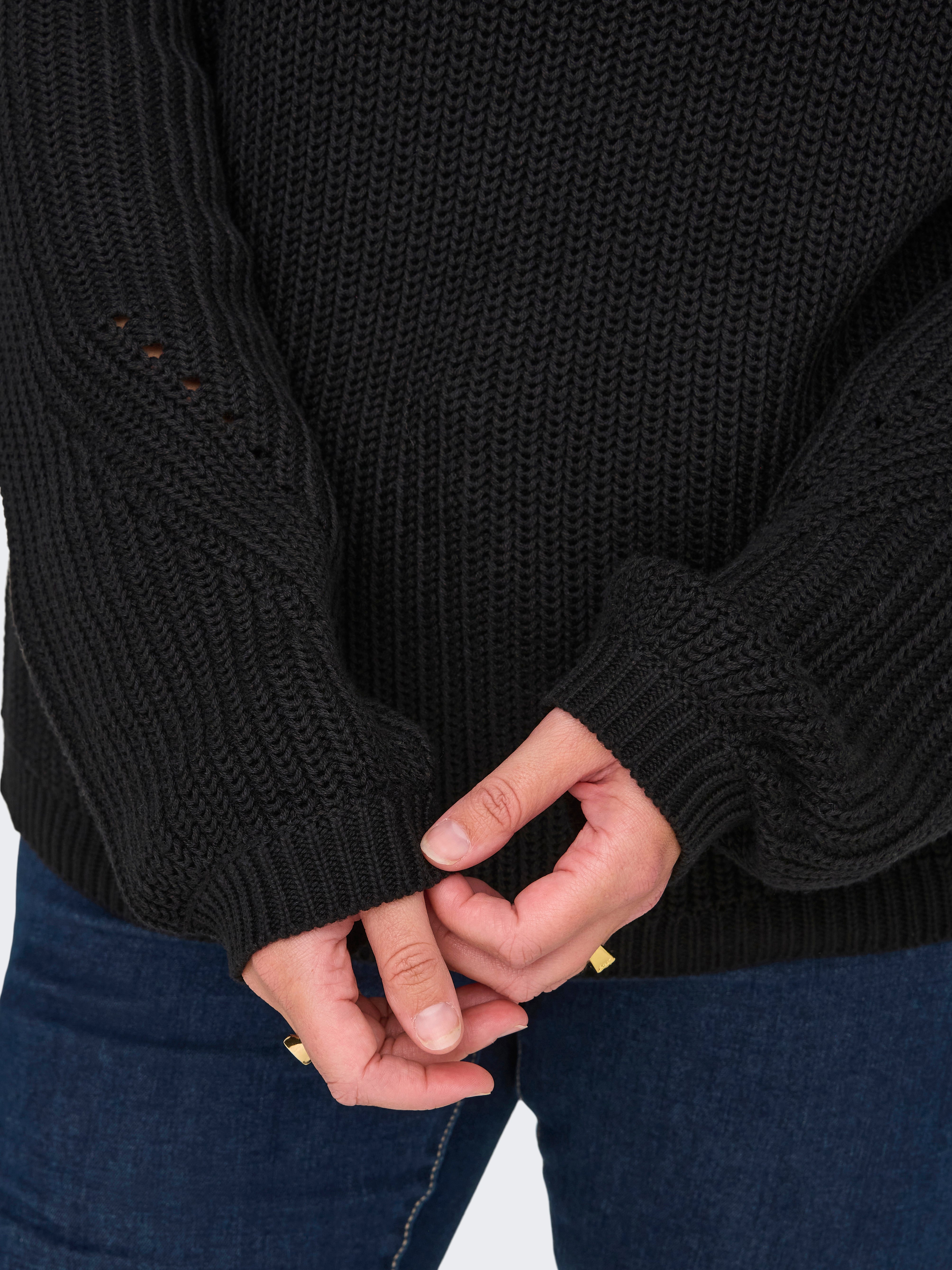 CARMAGA Strickpullover Black