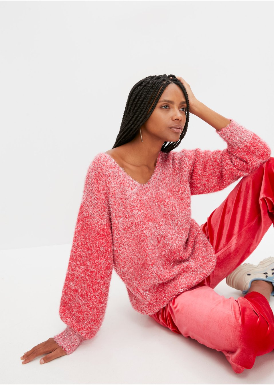 Pull long avec Lurex