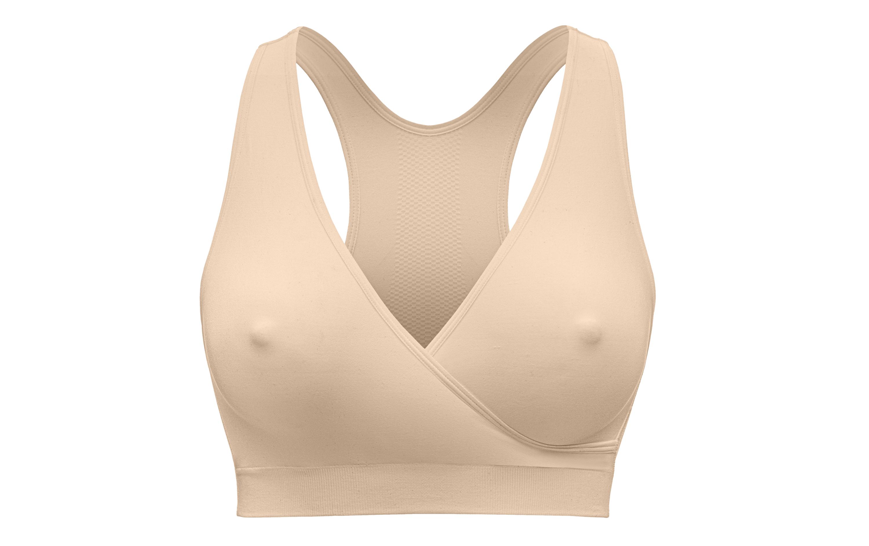 Still- und Schlaf-BH Keep Cool Beige Gr. MAtmungsaktiver Schlaf-BH für Schwangerschaft und Stillzeit