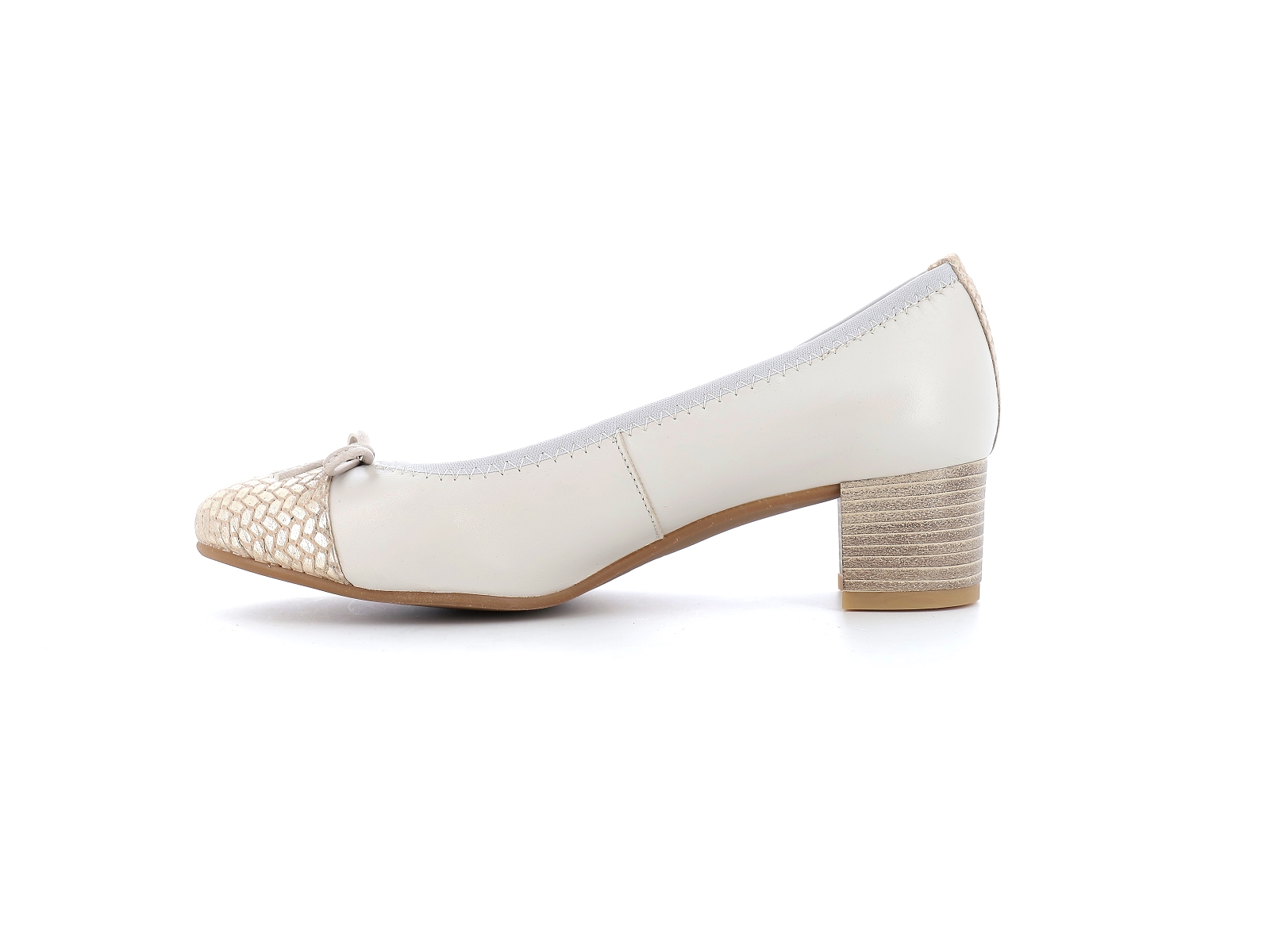 Cavargna shoes-TAMARA Cuir Beige Or
