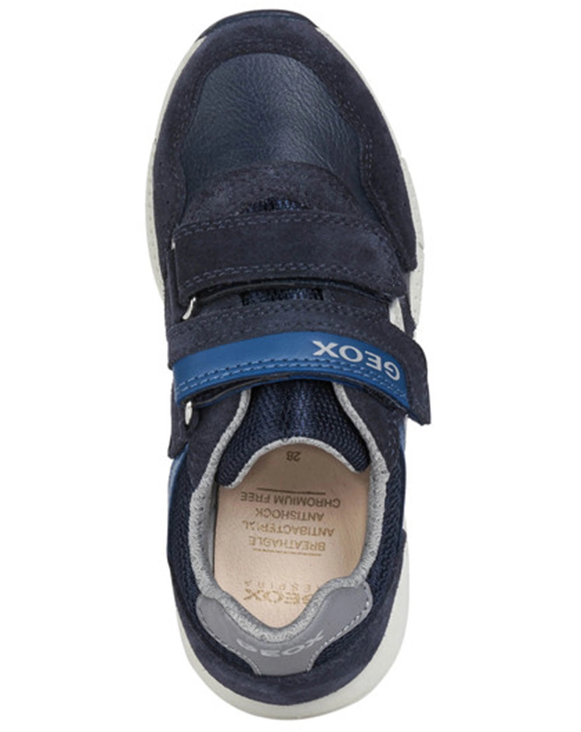 Klettsneaker ALBEN JUNIOR in navy/avio