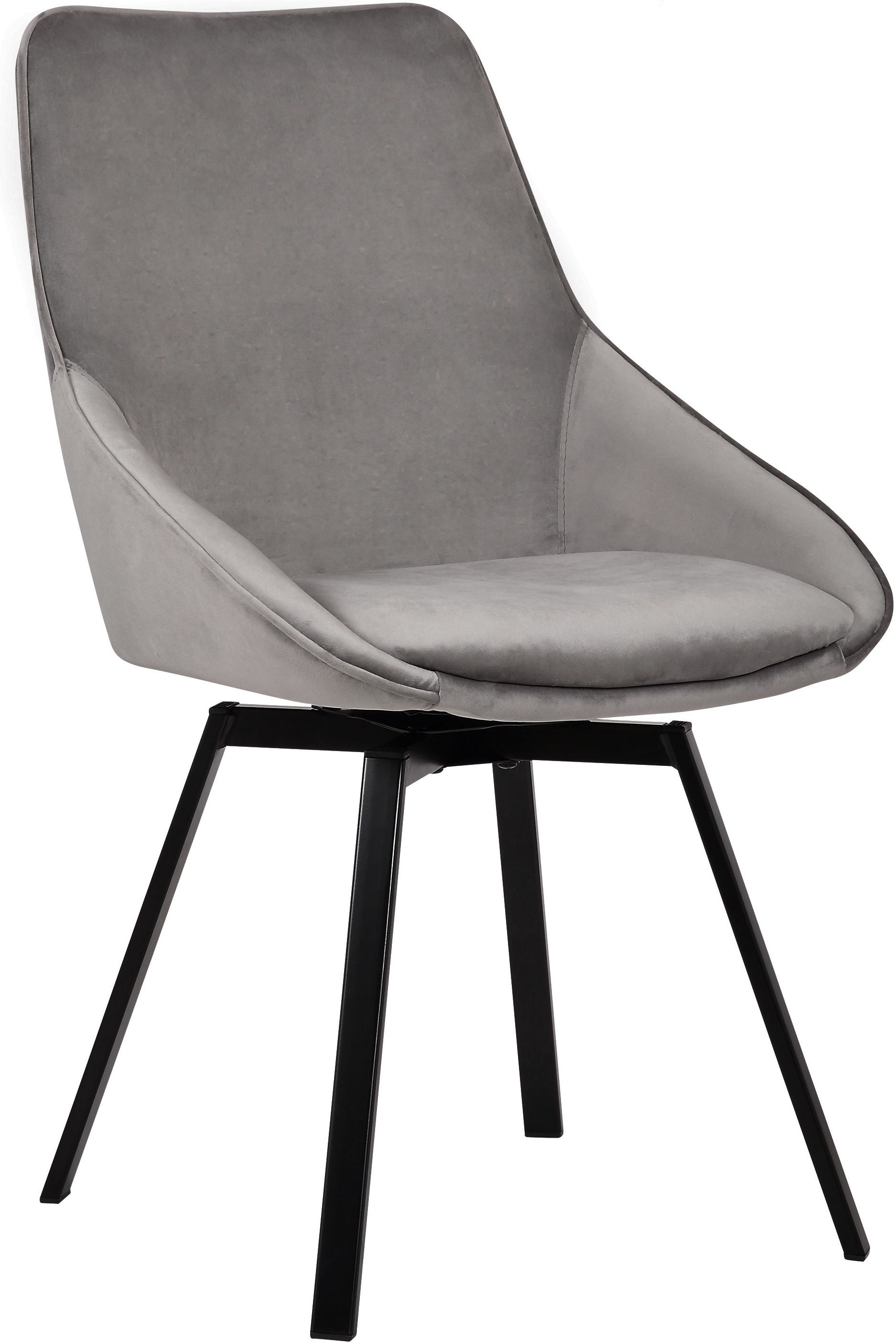 GOODproduct Esszimmerstuhl »Merisa, Polsterstuhl, Metallgestell, 2er-Set, Drehbar« ()