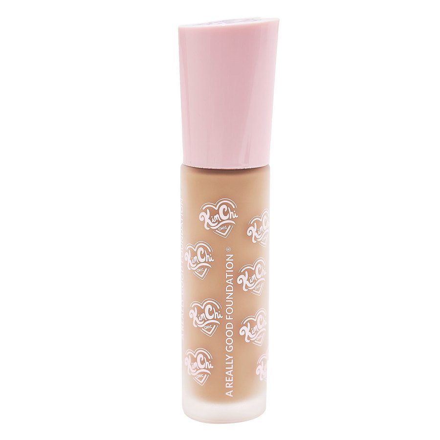 KimChi Chic A Really Good Foundation 121MD Medium To Tank Skin With Warm Undertones 30ml