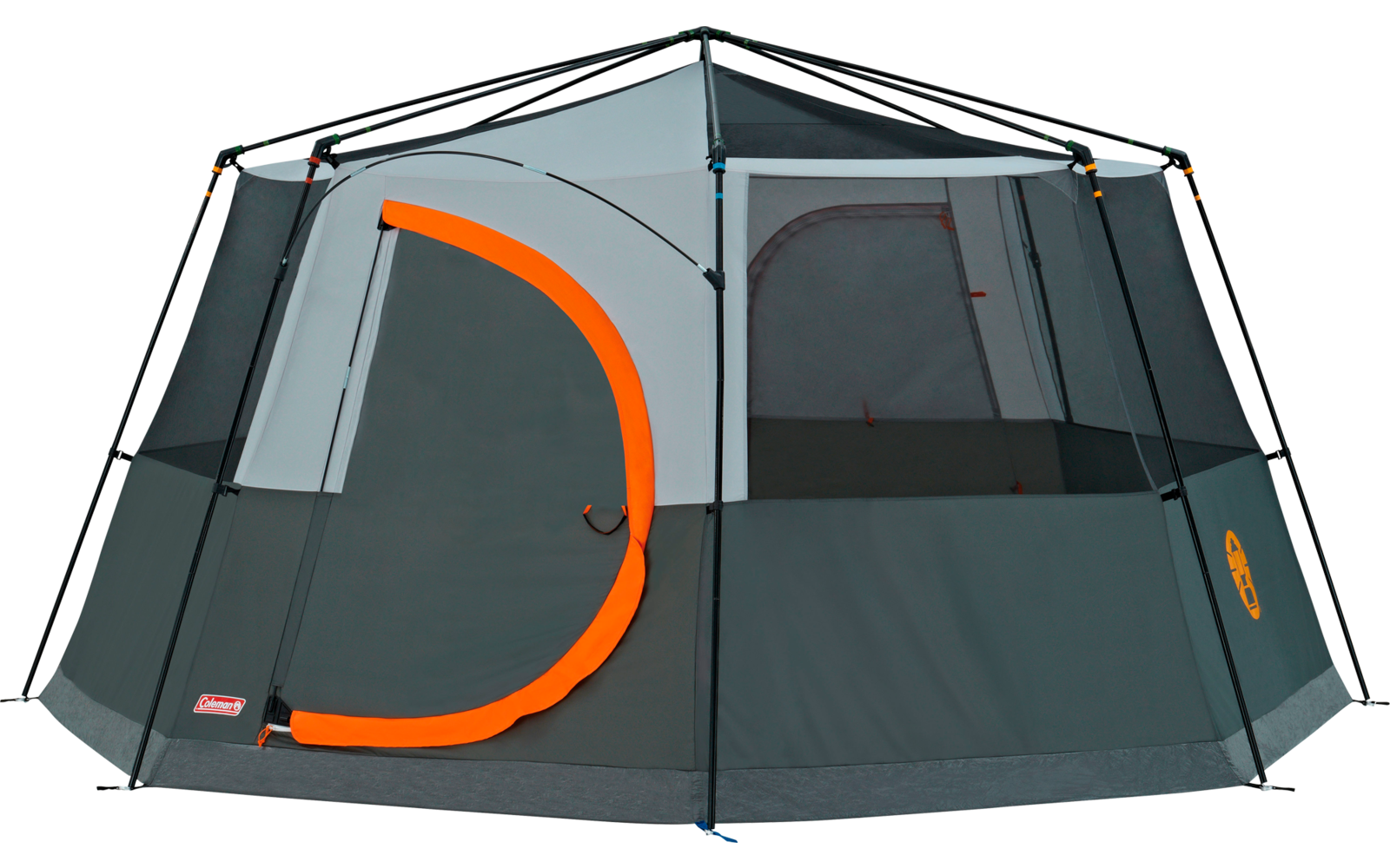 Coleman Octagon Familienzelt orange für 8 Personen