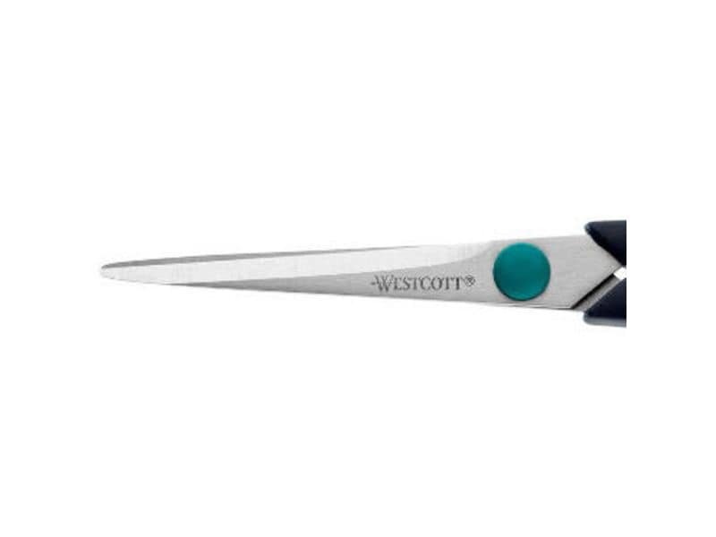 Westcott Schere 18 cm, Rostfreier Stahl, Rechtshänder Komfortable Schere für Rechtshänder