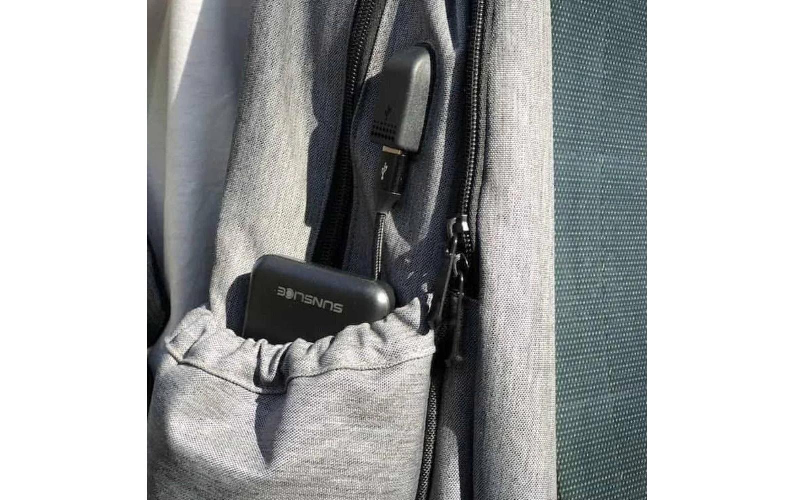 Zenith – Solar Backpack – Grau 8 W<br>Leichter und praktischer Solarrucksack
