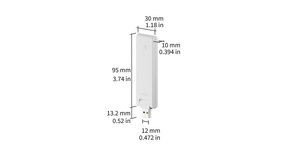 AqaraHub M100 basisstation  (Wit, Matter, Thread, Zigbee )