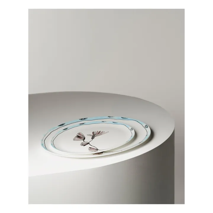 Serax Plat oval Camelia, Serax for Marni | Aubergine
