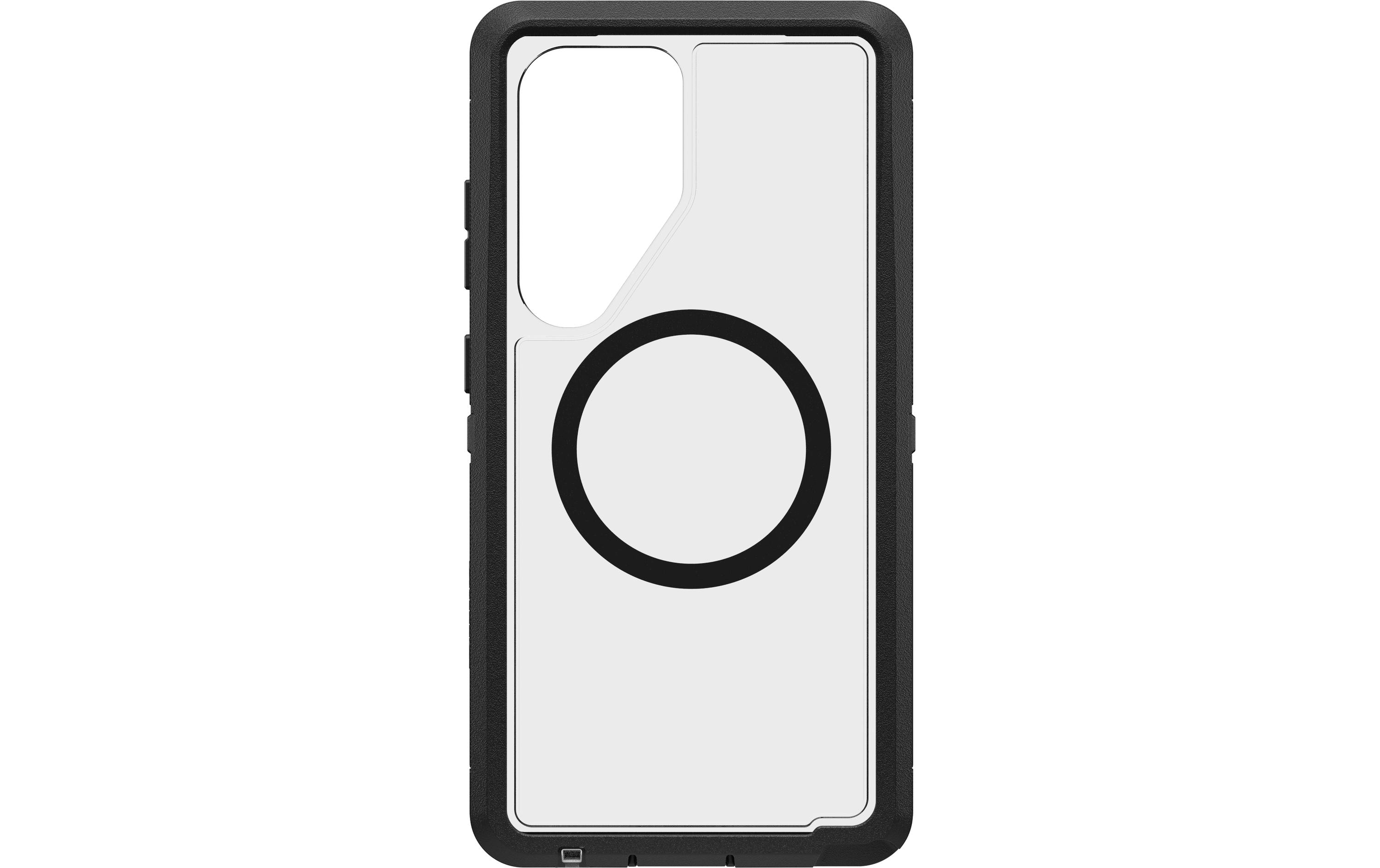 Back Cover Defender XT Galaxy S25 Ultra Transparent SchwarzSchutzhülle für das Samsung Galaxy S25 Ultra mit MagSafe Lademöglichkeit