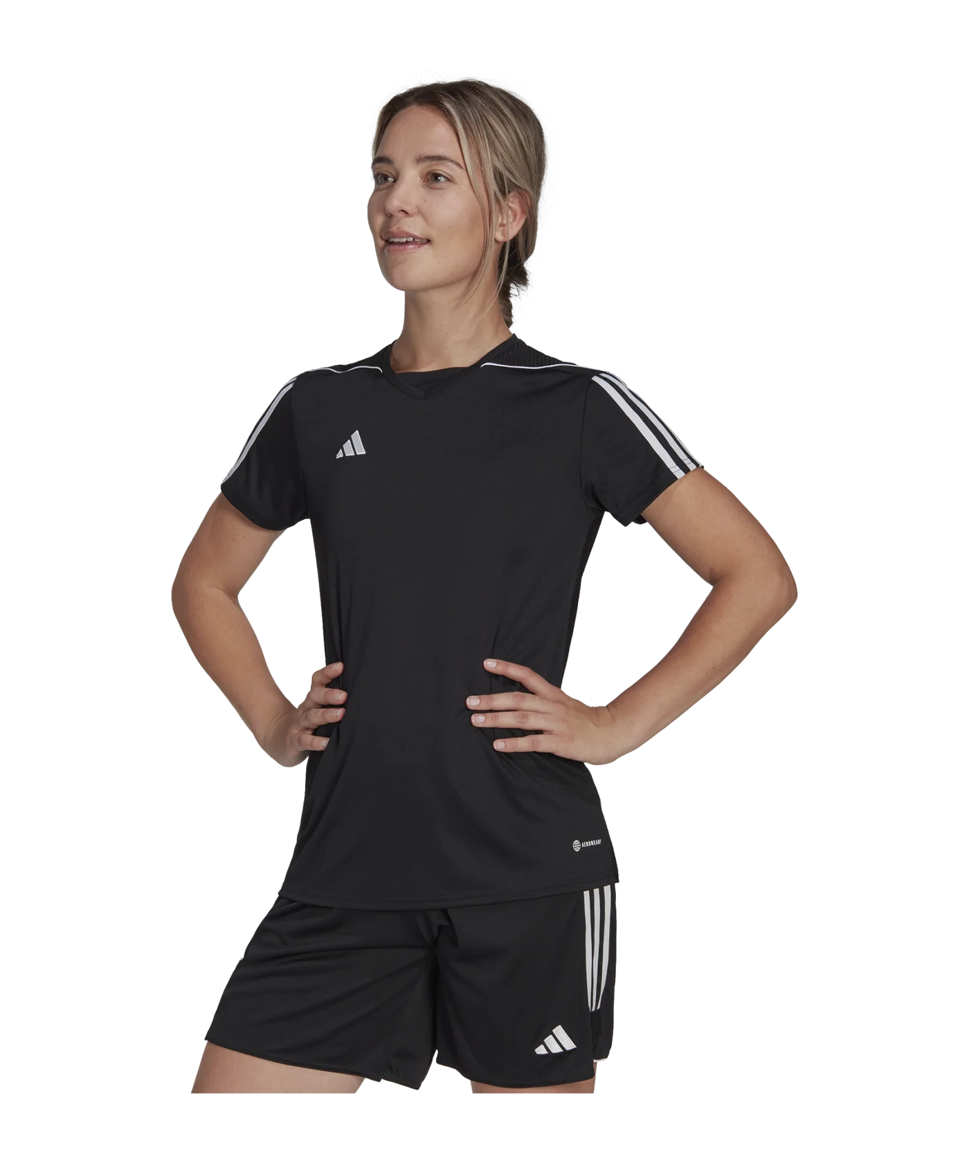 adidas Tiro 23 Trikot Damen Schwarz Weiss