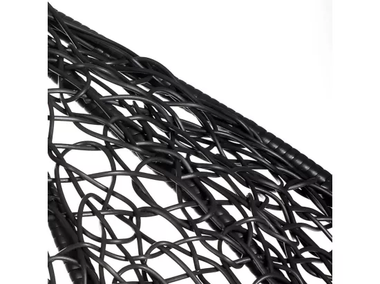 HOME DELUXE - Chaise suspendue Cielo - noir, panier uniquement - avec coussins d'assise et de dossier I chaise suspendue en polyrotin balançoire de jardin panier suspendu