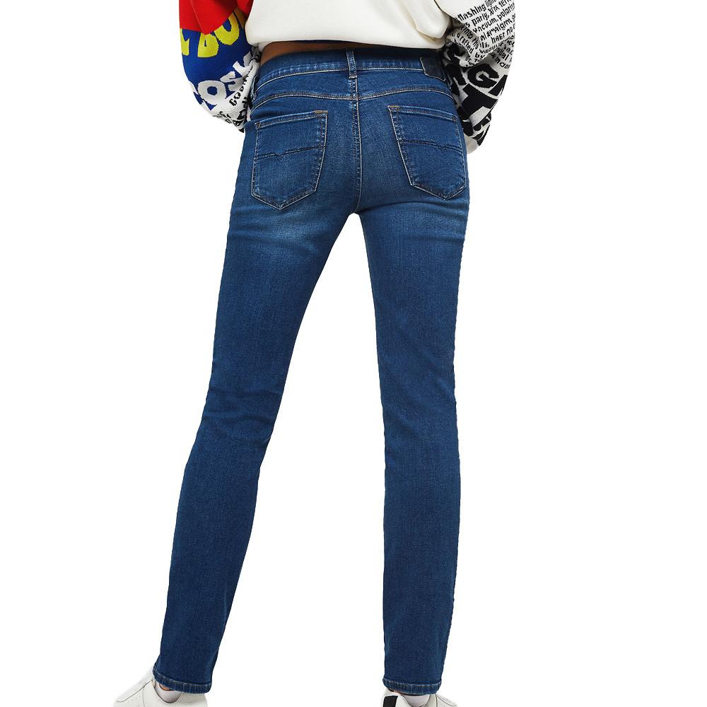 Diesel Jean Slim Bleu denim Femme Diesel Sandy