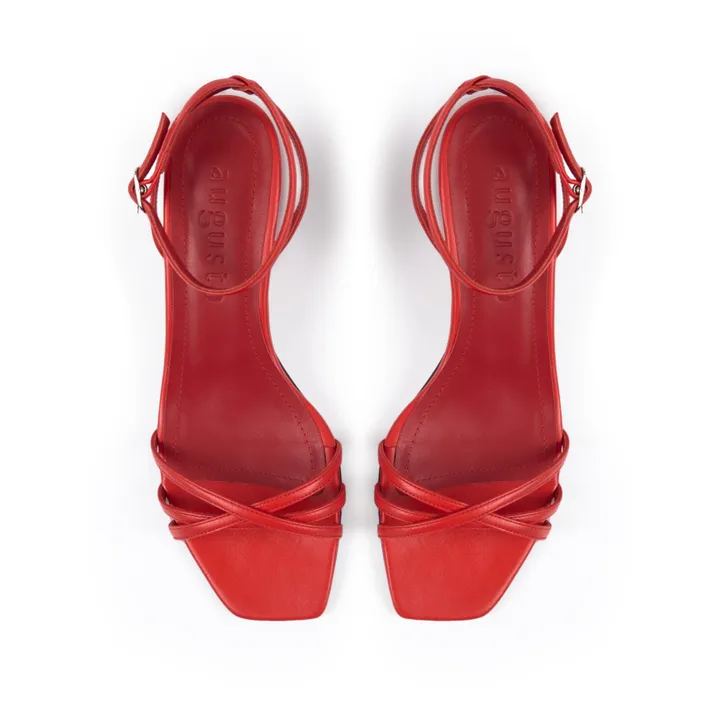 Augusta Sandales à talons Uma | Rouge