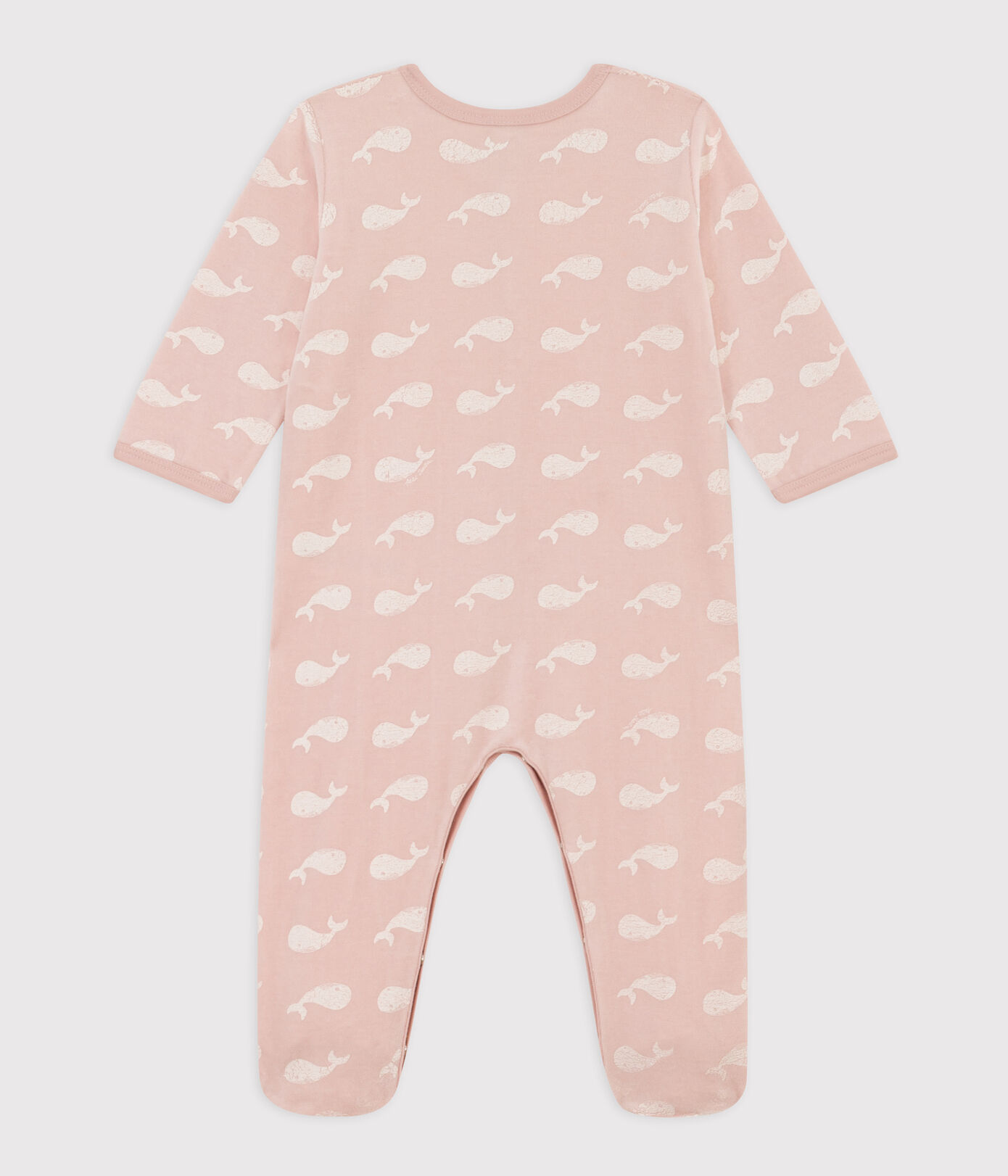 Dors-bien baleines roses en velours