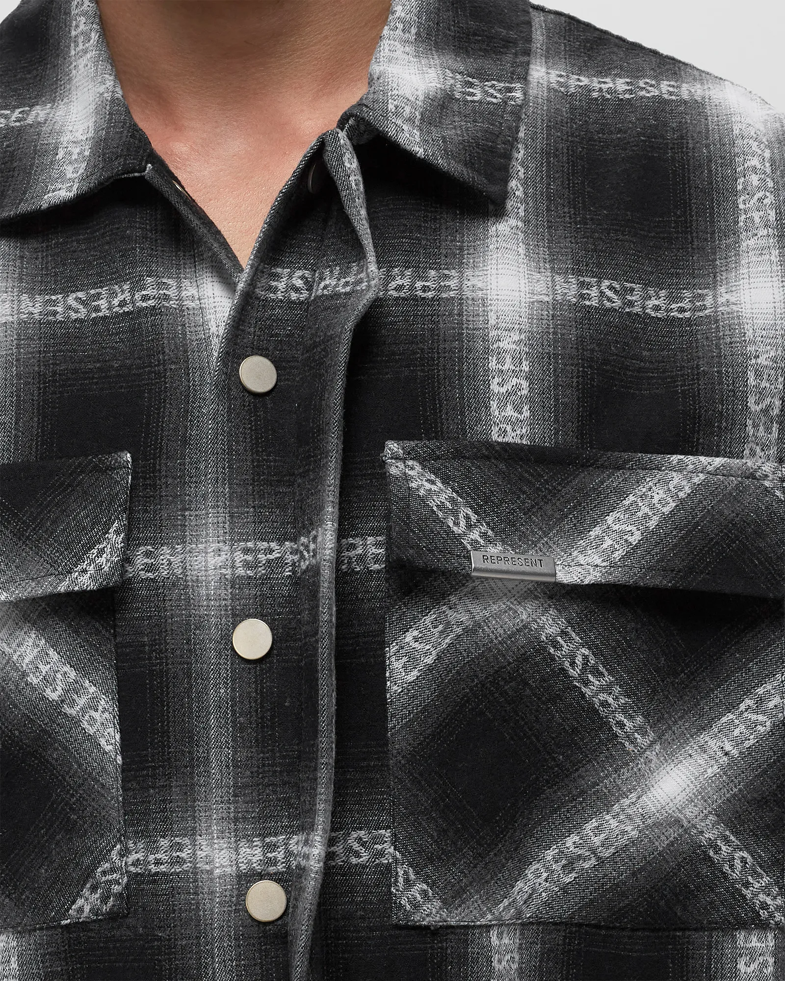 Represent FLANNEL SHIRT