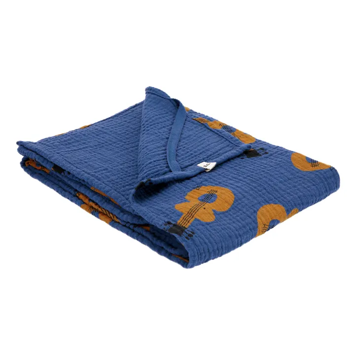 Bobo Choses Lange Coton Bio Guitares | Bleu