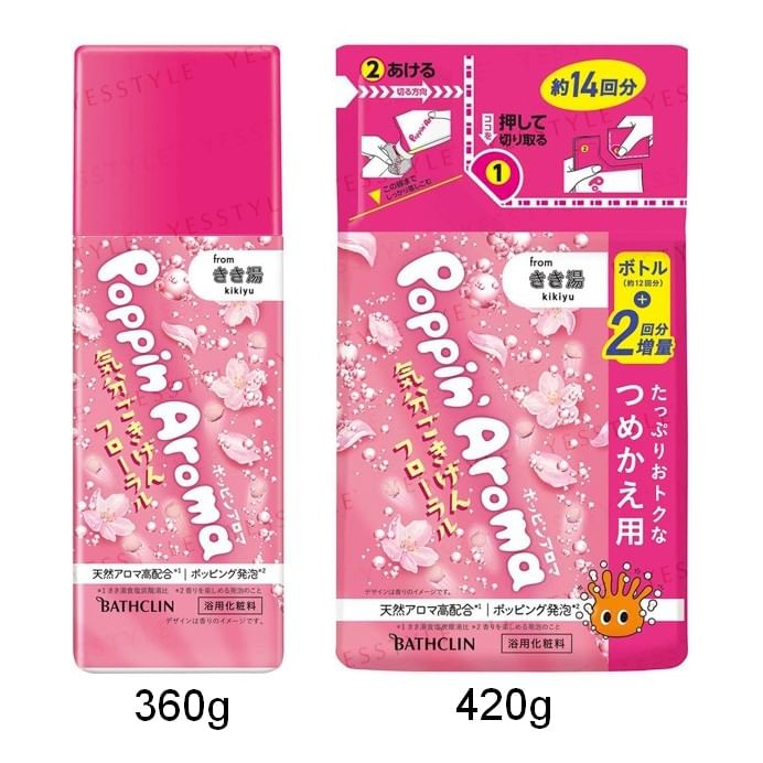 BATHCLIN - Poppin Aroma Feel Good Bloemenschuim Badzout